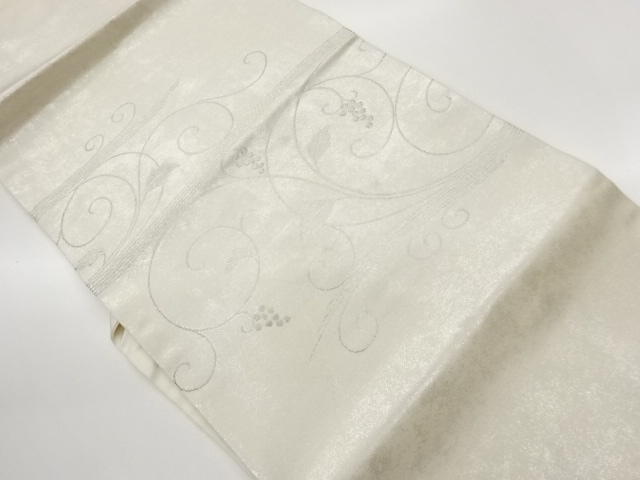 JAPANESE KIMONO / GRAPE PATTERN WOVEN NAGOYA OBI